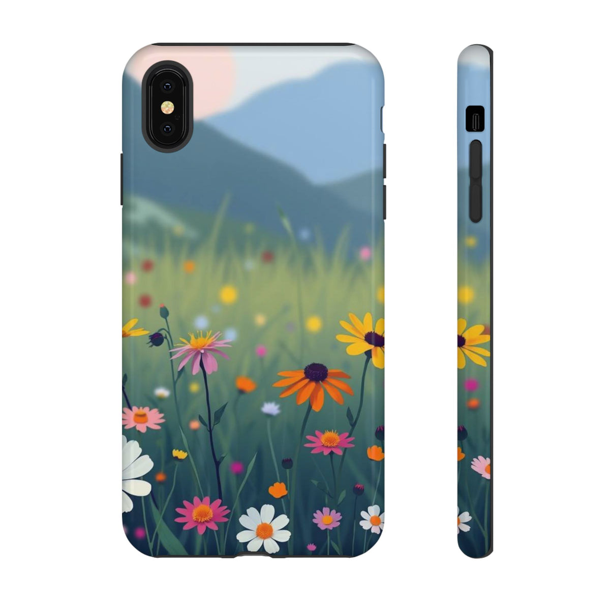 Vibrant Meadow Design Phone Case - Multicolor Phone Case - iPhone XS MAX / Glossy
