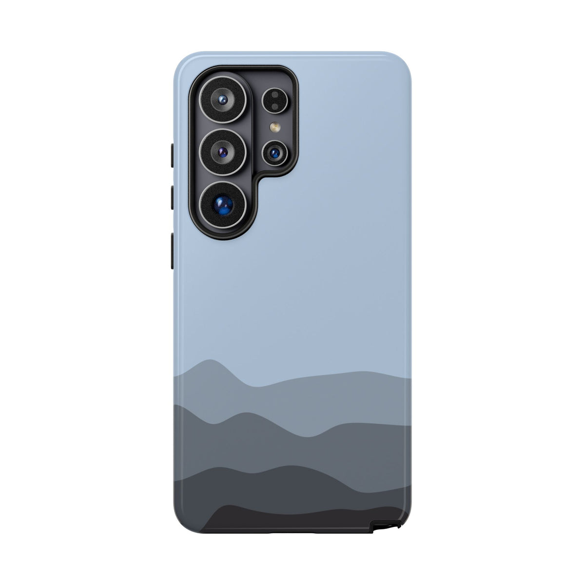 Blue Abstract Waves Protective Phone Case - Blue Phone Case - Samsung Galaxy S26 Ultra / Glossy