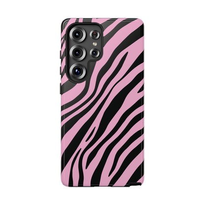 Modern Blush Zebra Print Phone Case