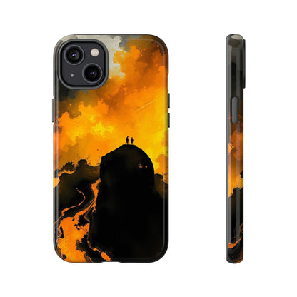 iPhone 14 Plus / Glossy Phone Case - Gothic Watercolour Scene Phone Case