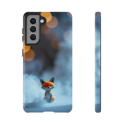 Samsung Galaxy S21 / Glossy Phone Case - Cute Misty Fox Design Phone Case
