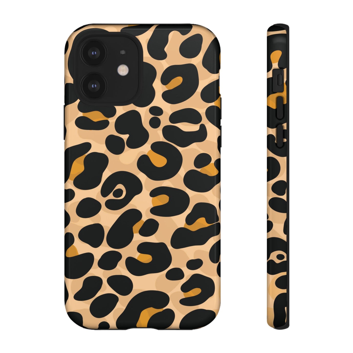 Stylish Mocha Leopard Print Phone Case