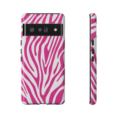 Graphic Hot Pink Tiger Print Phone Case