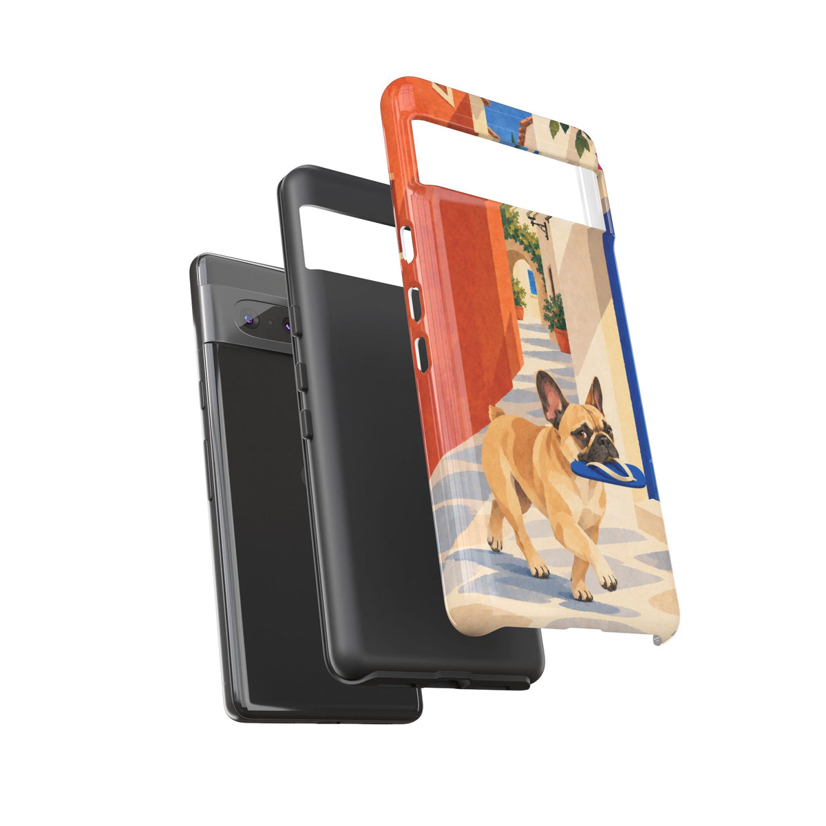 French Bulldog Quiet Lane Phone Case - Multicolor Phone Case
