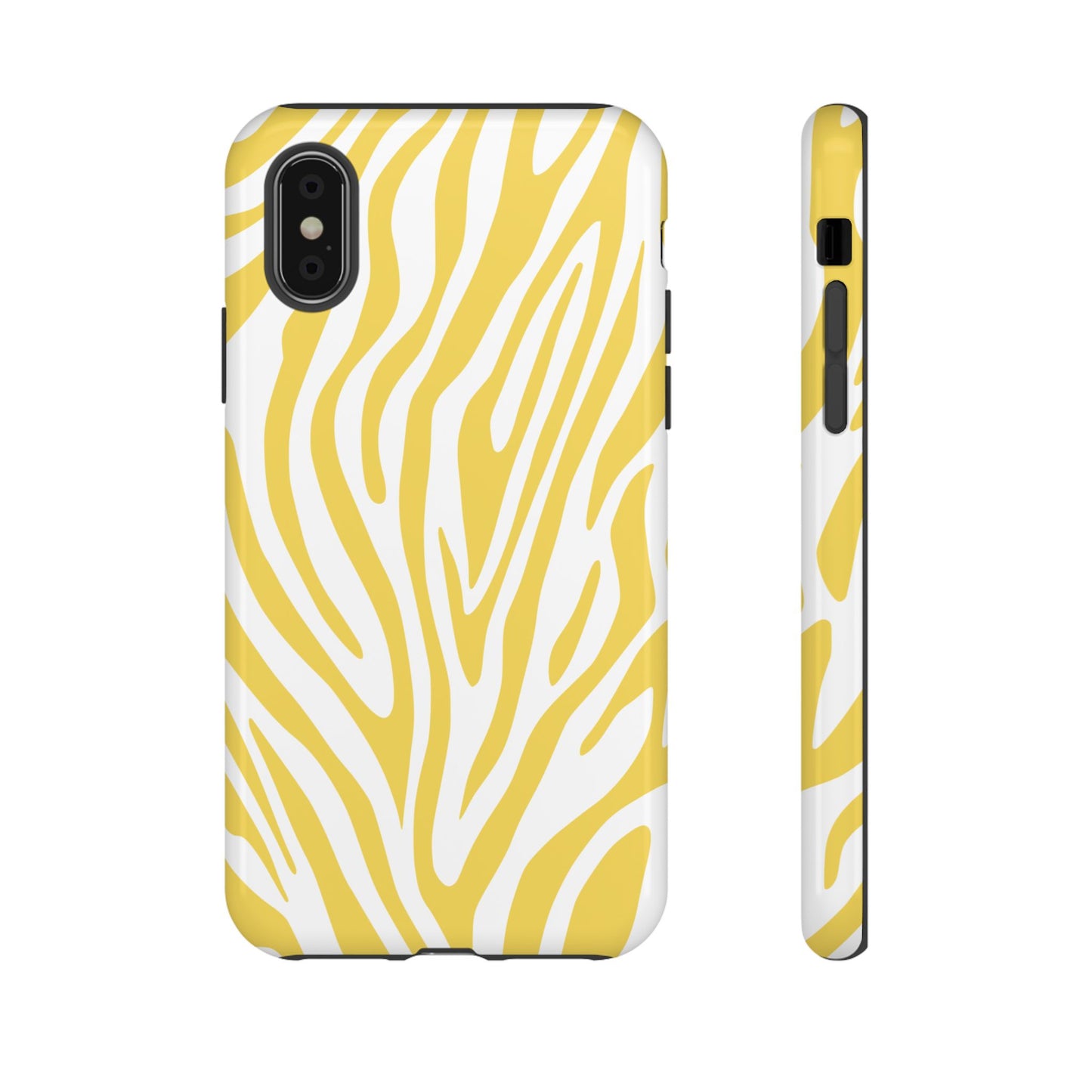 Graphic Yellow Tiger Print Phone Case