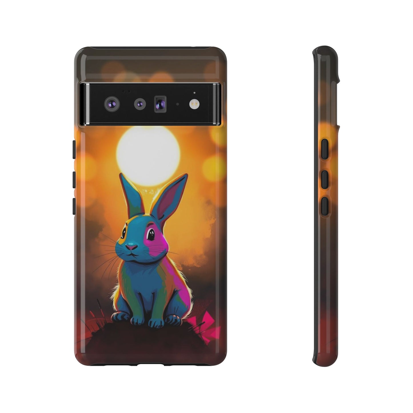 Google Pixel 6 Pro / Glossy Phone Case - Pop Art Rabbit Design Phone Case