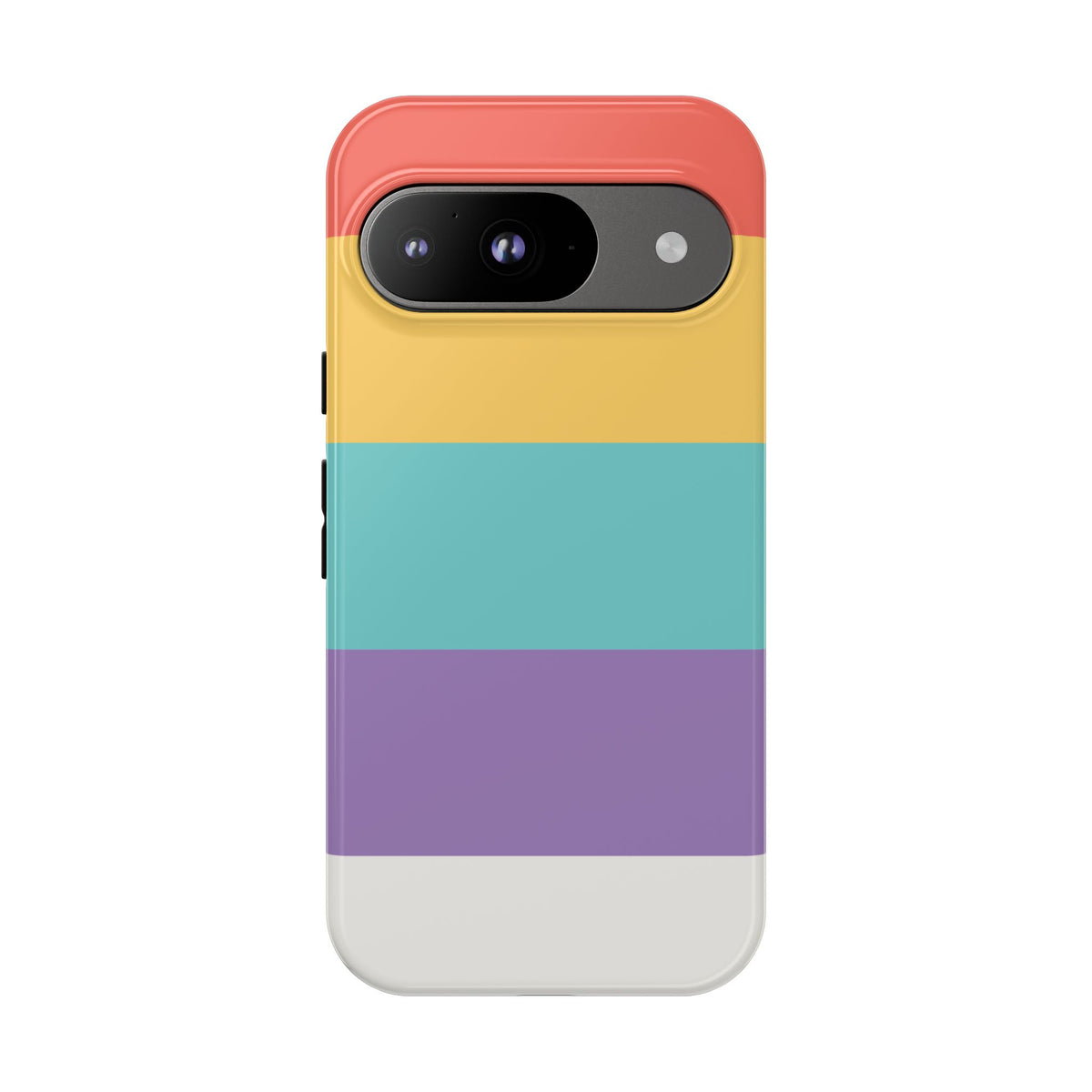 Pastel Rainbow Stripe Pattern Phone Case - Phone Case - Google Pixel 9 / Glossy