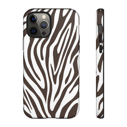 Graphic Brown Tiger Print Phone Case