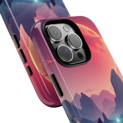 Alien Moon Landscape Design Phone Case