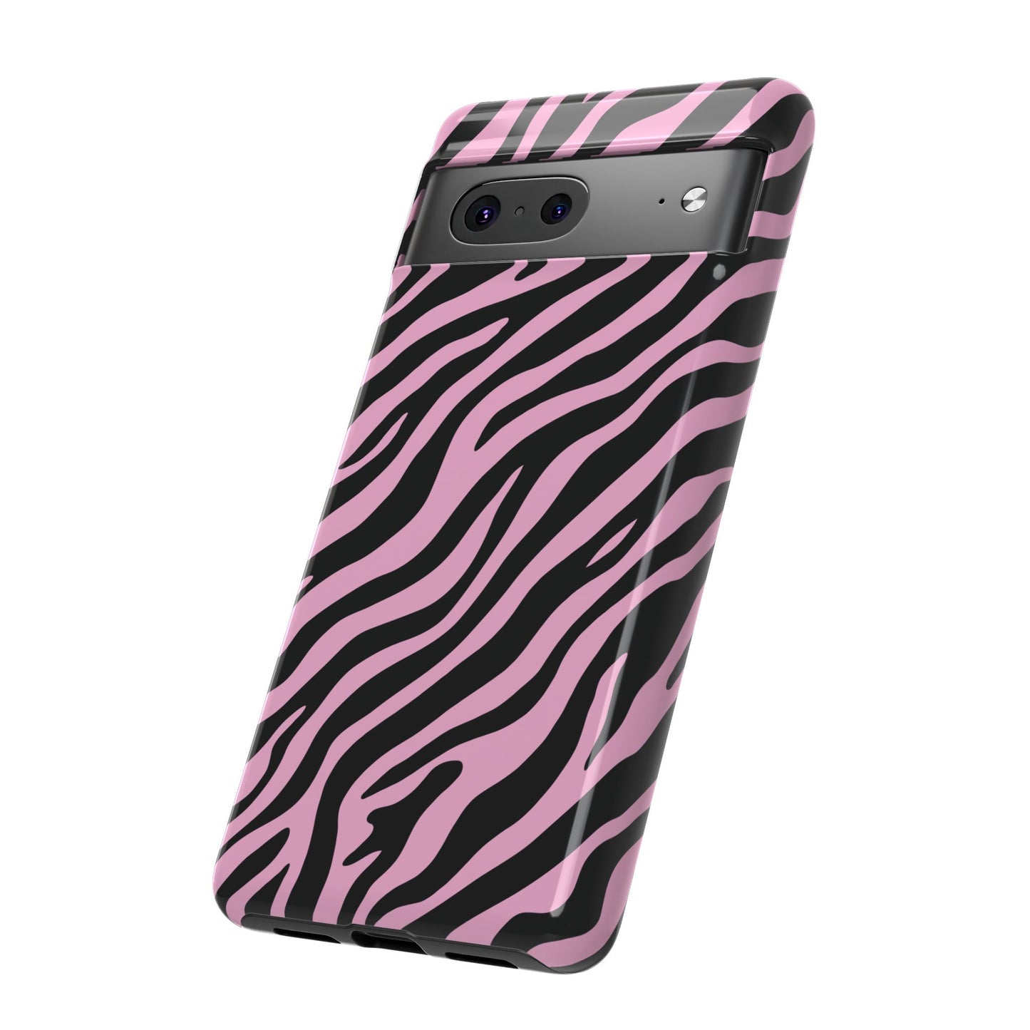 Stylish Blush Zebra Print Phone Case