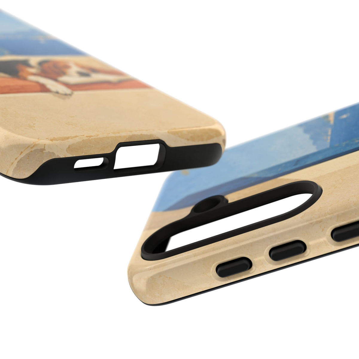 Basset Hound Unfinished Chapter Phone Case - Multicolor Phone Case