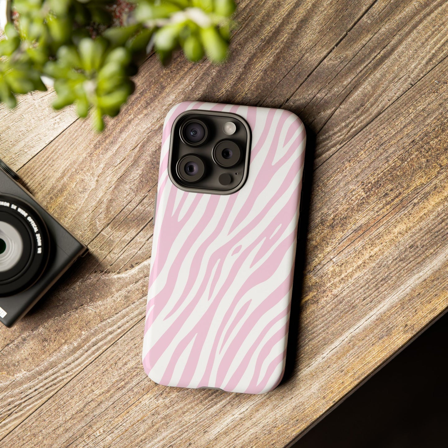 Blush Tiger Print Phone Case