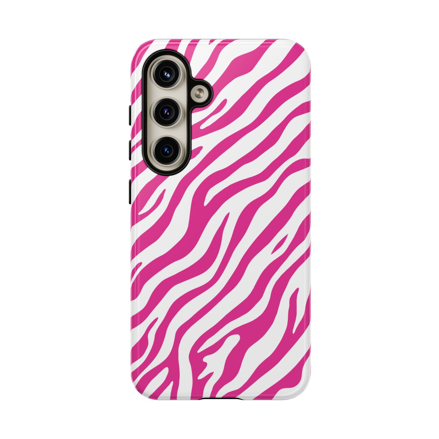 Stylish Hot Pink Zebra Print Phone Case