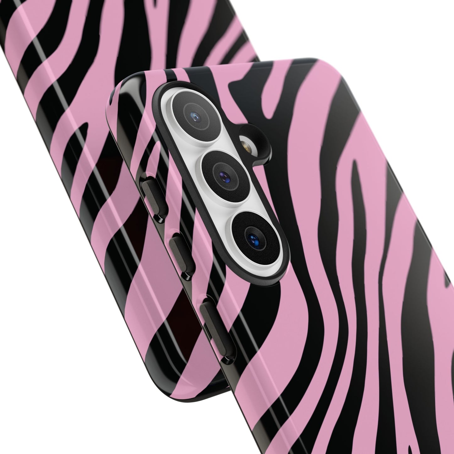 Modern Blush Zebra Print Phone Case