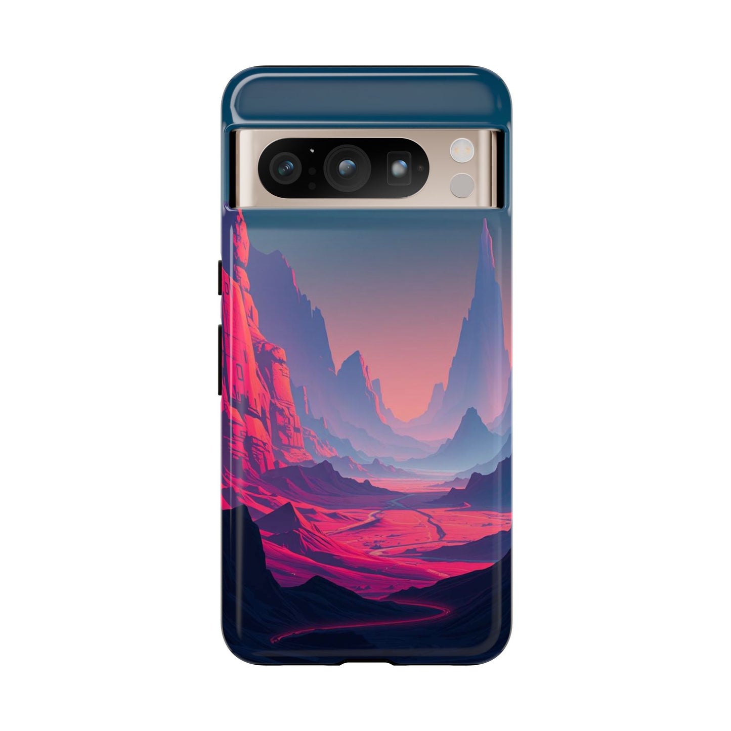 Google Pixel 8 Pro / Glossy Phone Case - Alien Vista Design Phone Case