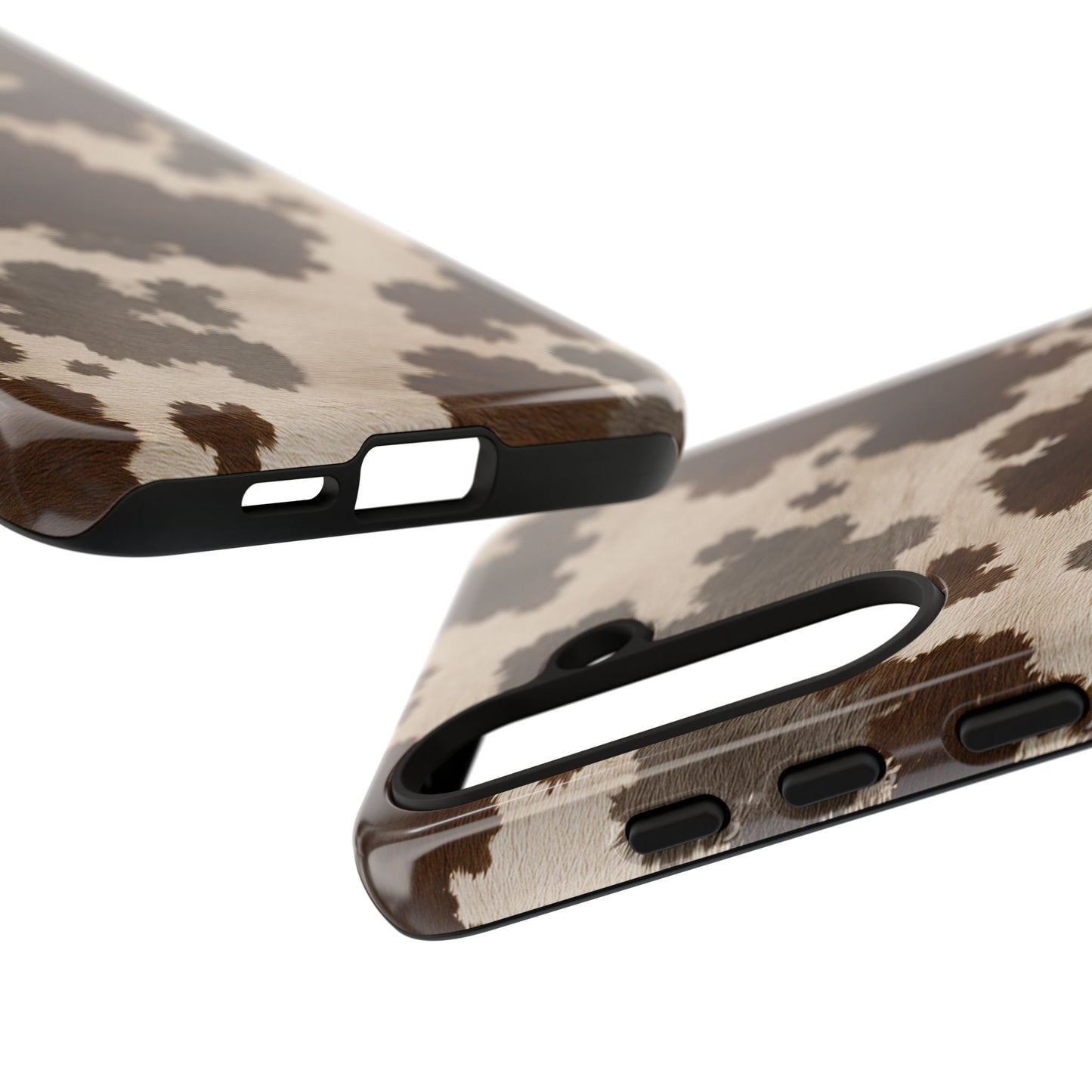 Stylish Mocha Cow Print Phone Case