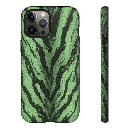 Sage Tiger Print Phone Case