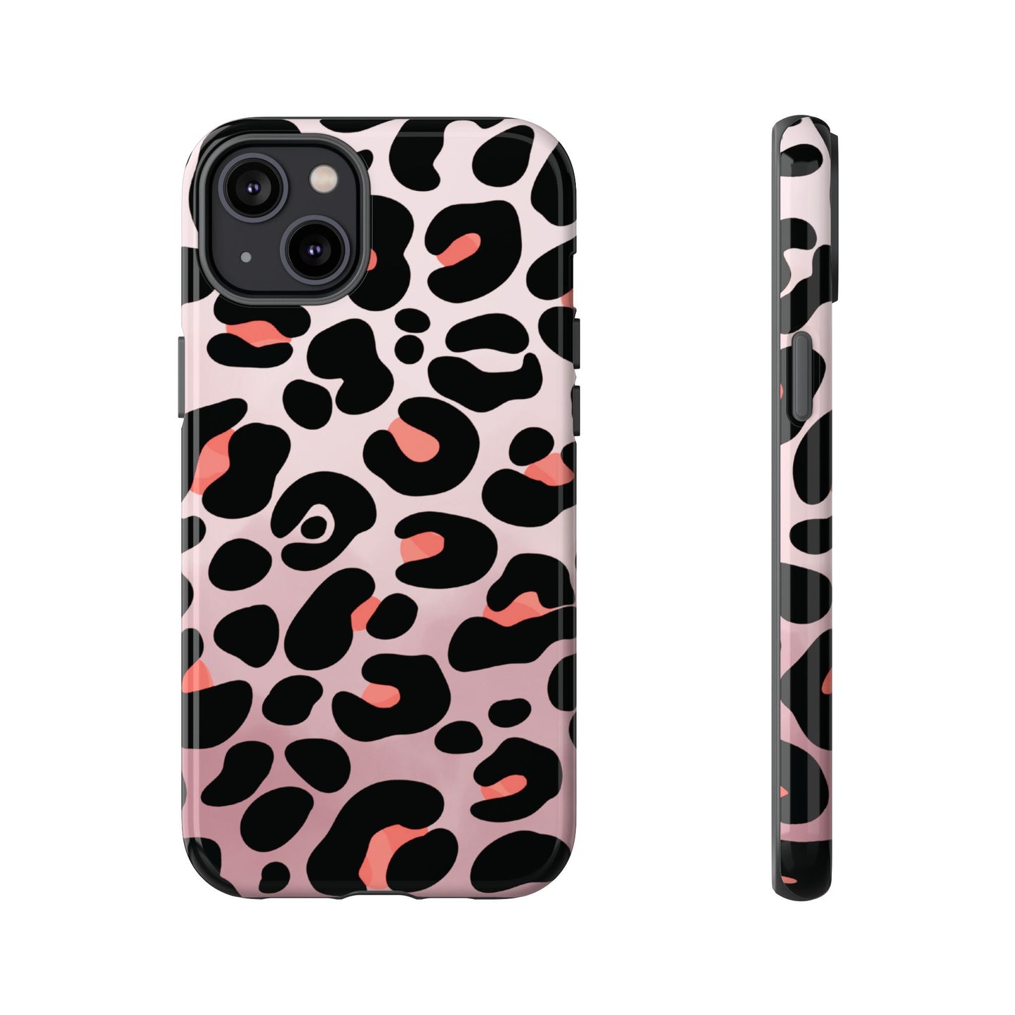 Cute Blush Leopard Print Phone Case