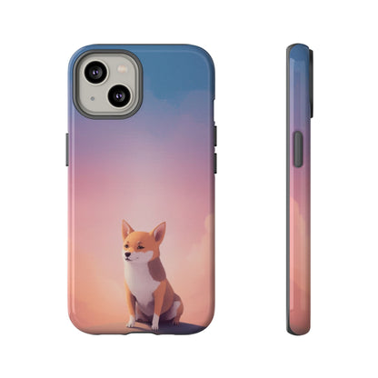 Cute Dog & Cloud Design "Good Doggo" Phone Case
