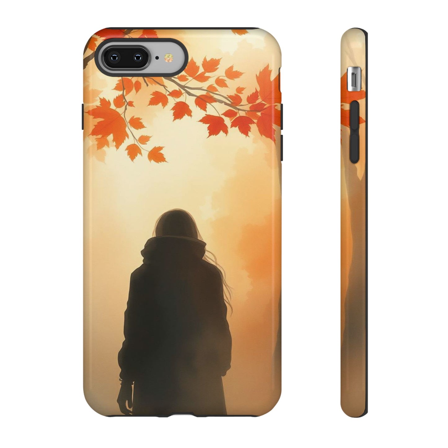 iPhone 8 Plus / Glossy Phone Case - Watercolour Mysterious Woman Phone Case