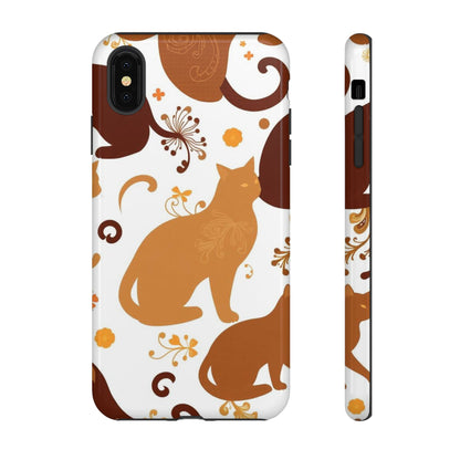 Abstract Cat Pattern Phone Case - Multicolor Phone Case - iPhone XS MAX / Glossy
