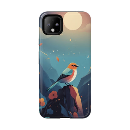 Stylised Bird Design Phone Case