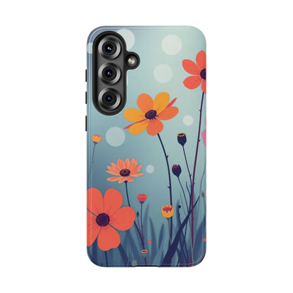 Samsung Galaxy S25 Plus / Glossy Phone Case - Vibrant Wildflowers Design Phone Case