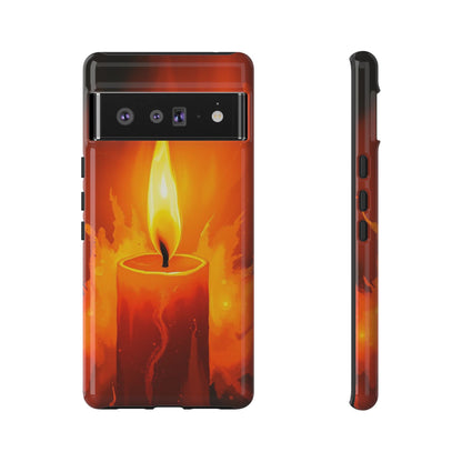 Red Candle Phone Case - Multicolor Phone Case - Google Pixel 6 Pro / Glossy