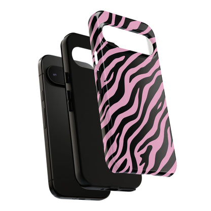 Stylish Blush Zebra Print Phone Case