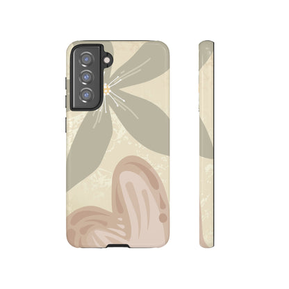 Samsung Galaxy S21 FE / Glossy Phone Case - ’Hibiscus Heart Pattern’ Phone Case