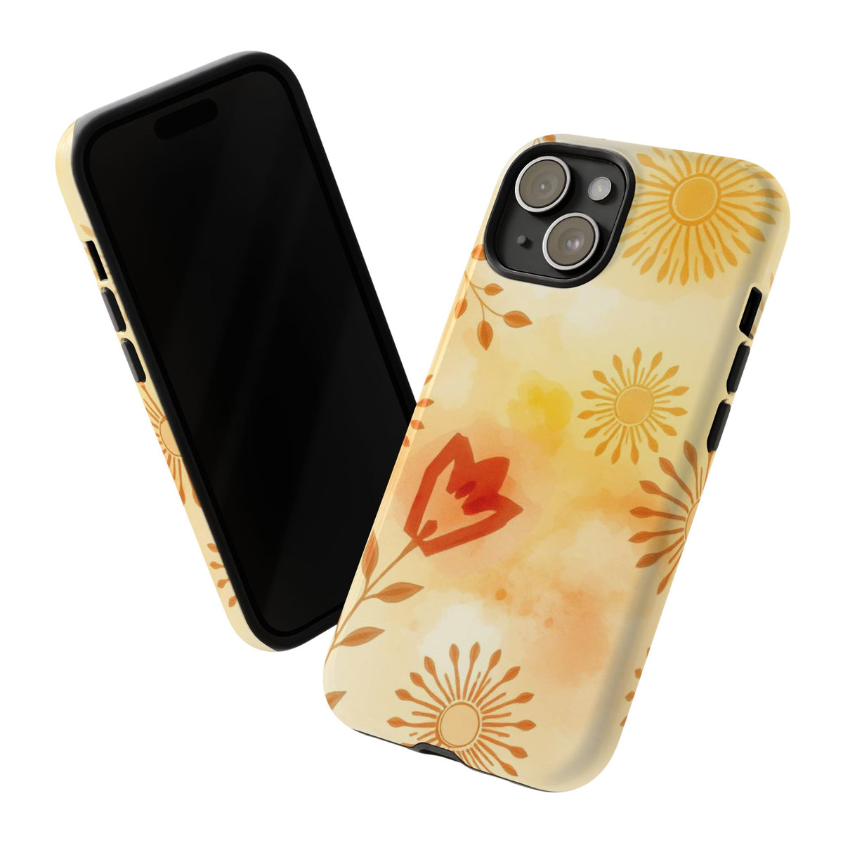 Boho Chic Watercolour Pattern Phone Case - Multicolor Phone Case