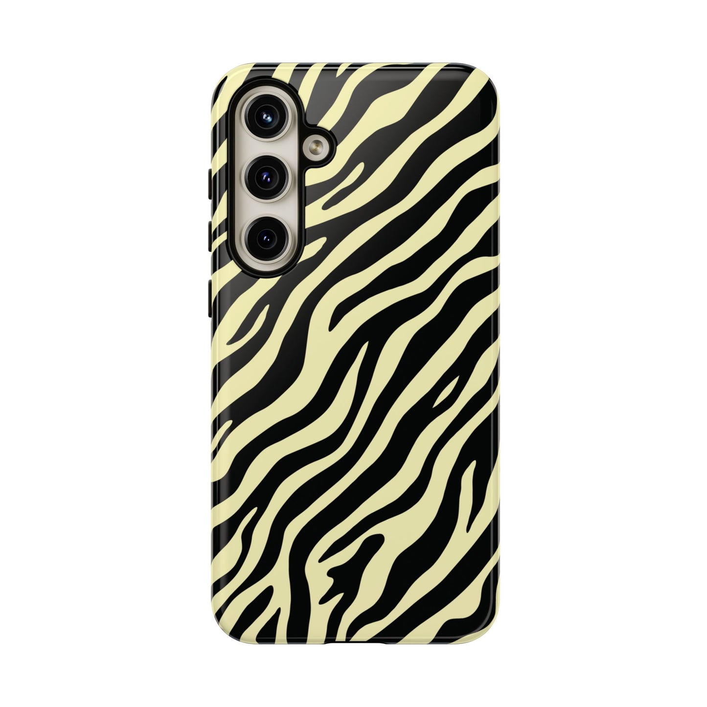 Stylish Neutral Zebra Print Phone Case