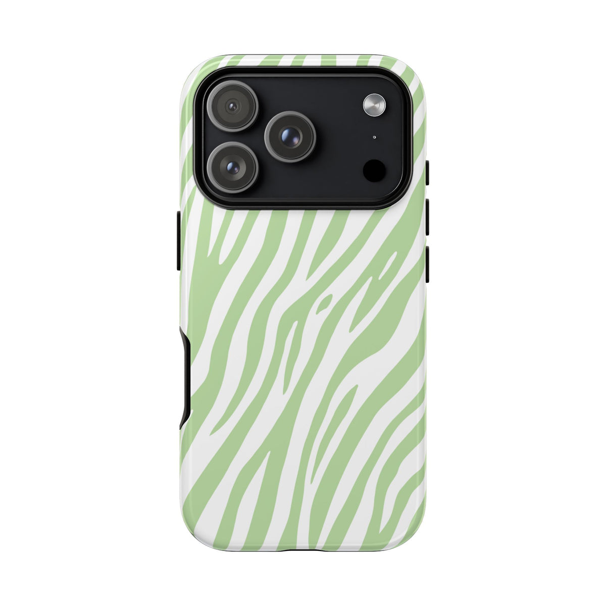 Mint Tiger Print Phone Case - Green Phone Case - iPhone 18 Pro / Glossy
