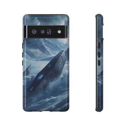 Google Pixel 6 Pro / Glossy Phone Case - Frozen Alien Wreckage Sci-fi Phone Case