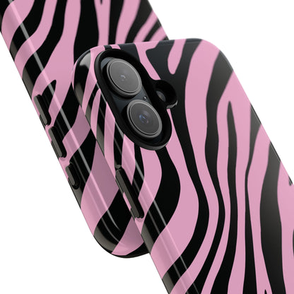 Modern Blush Zebra Print Phone Case