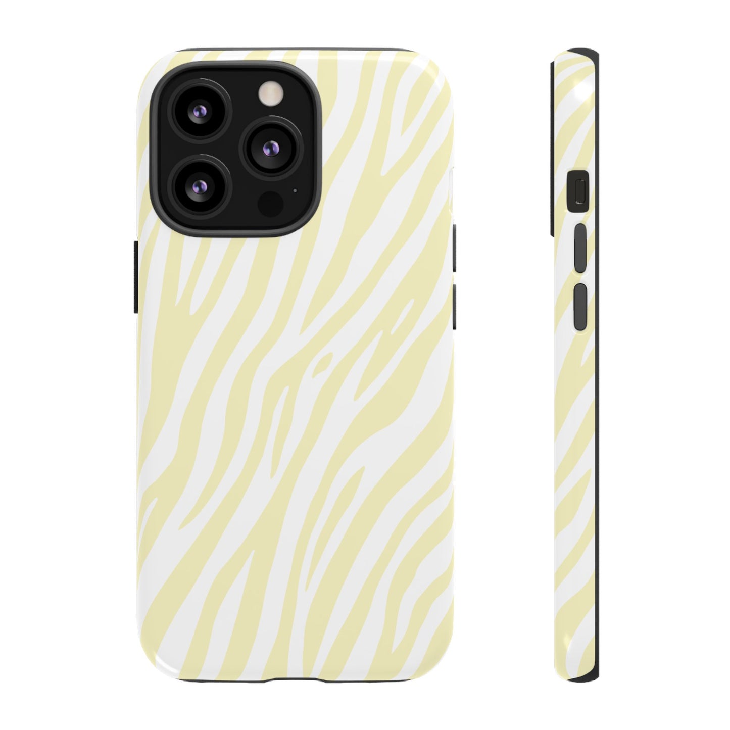 Buttercream Tiger Print Phone Case