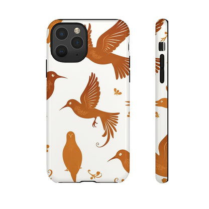 Abstract Bird Pattern Phone Case