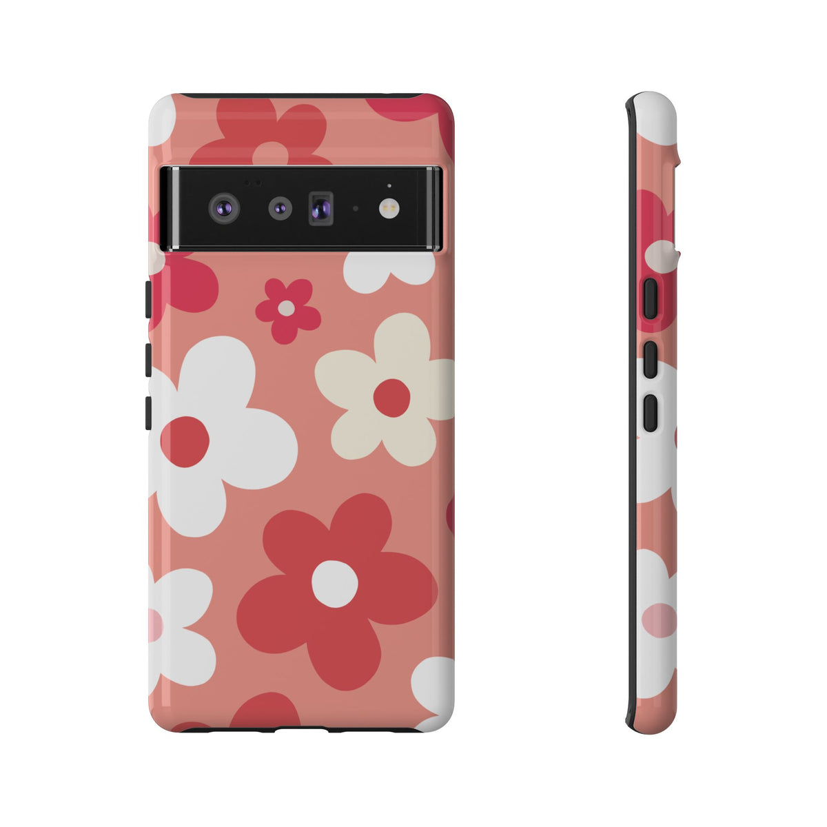 Cute Pink Daisy Pattern #1 Phone Case - Pink Phone Case - Google Pixel 6 Pro / Glossy