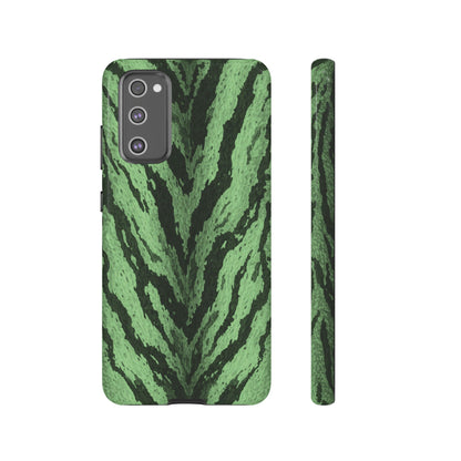 Sage Tiger Print Phone Case