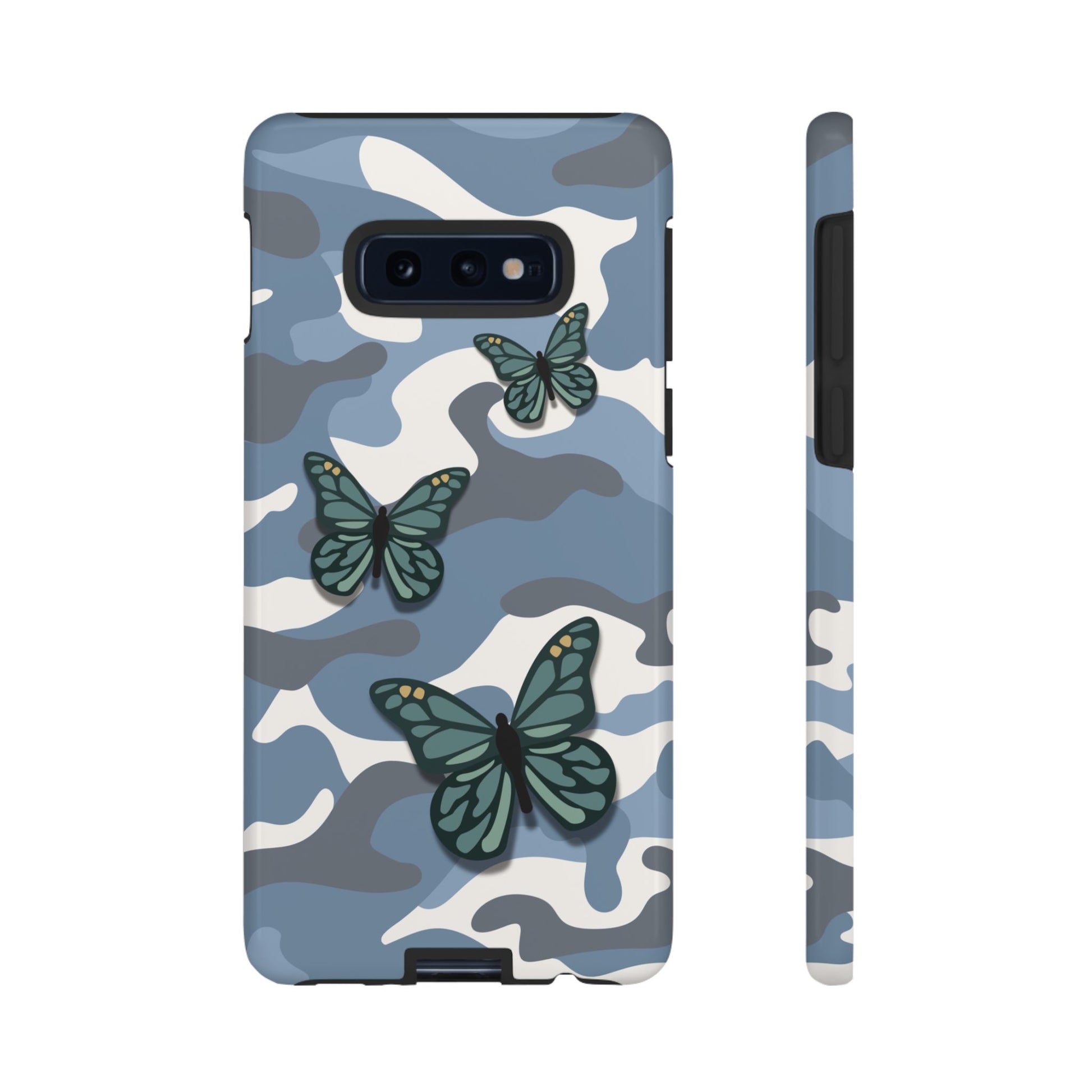 Phone Case - Light Blue Butterfly Camo Phone Case