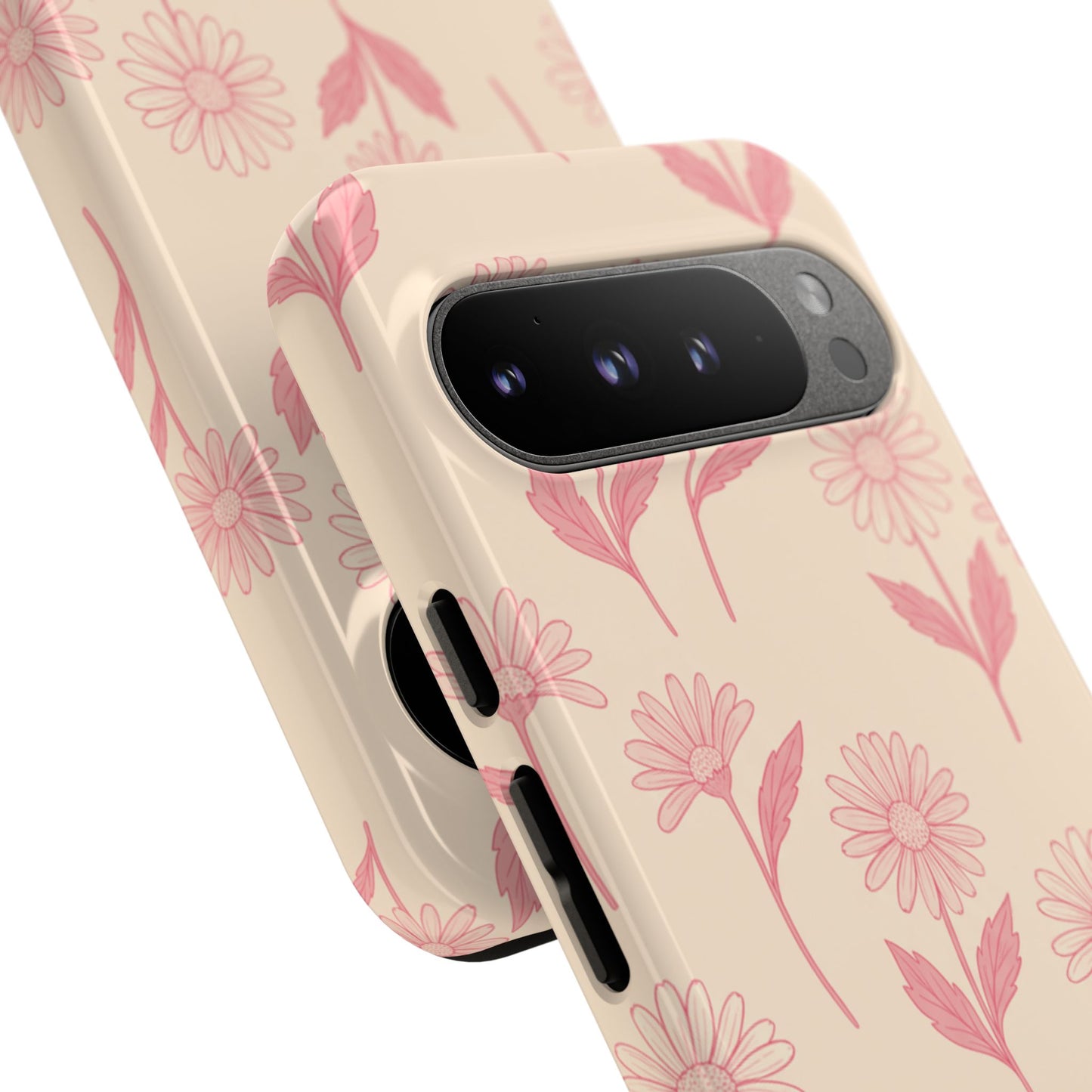 Pretty Pink Daisy Pattern Phone Case
