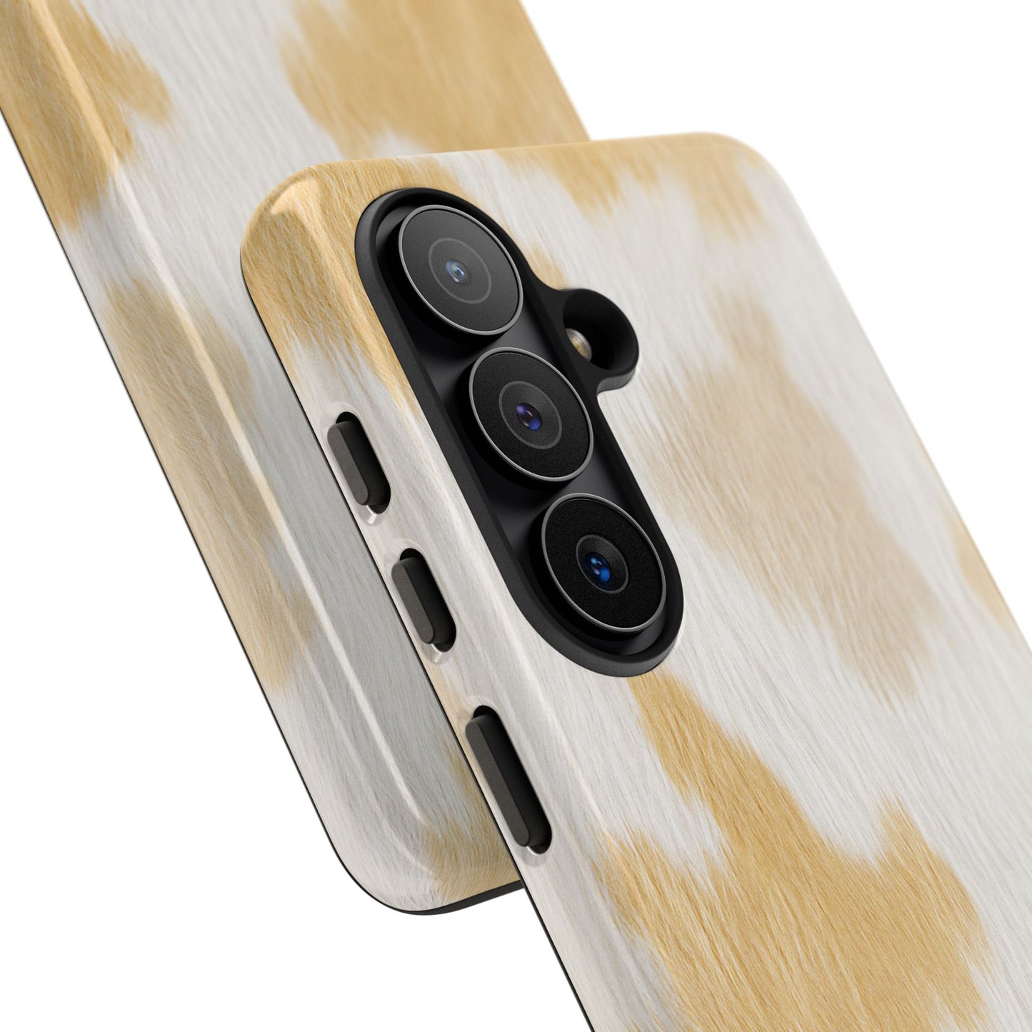 Golden Honey Cow Print Phone Case