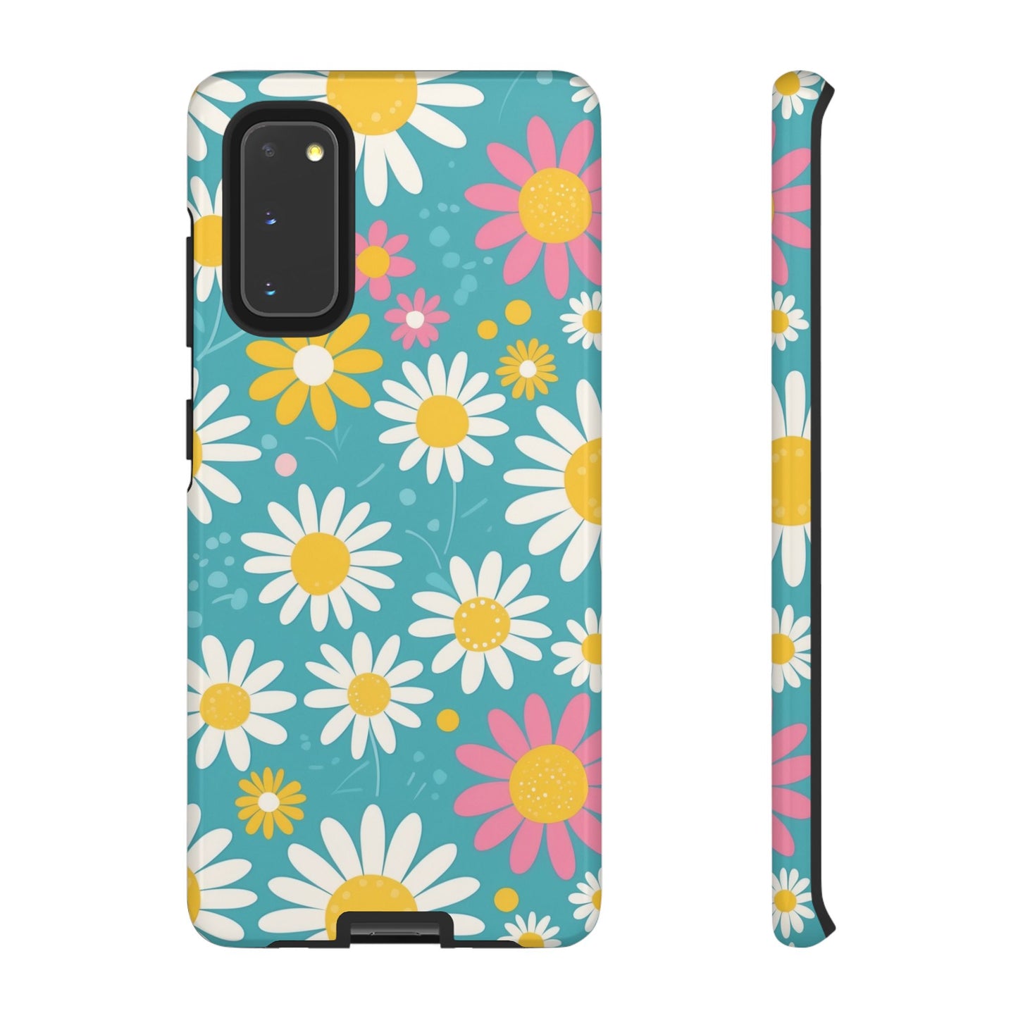 Samsung Galaxy S20 / Glossy Phone Case - Daisies Floral Pattern 5 Phone Case