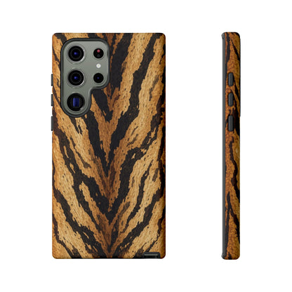 Amber Tiger Print Phone Case