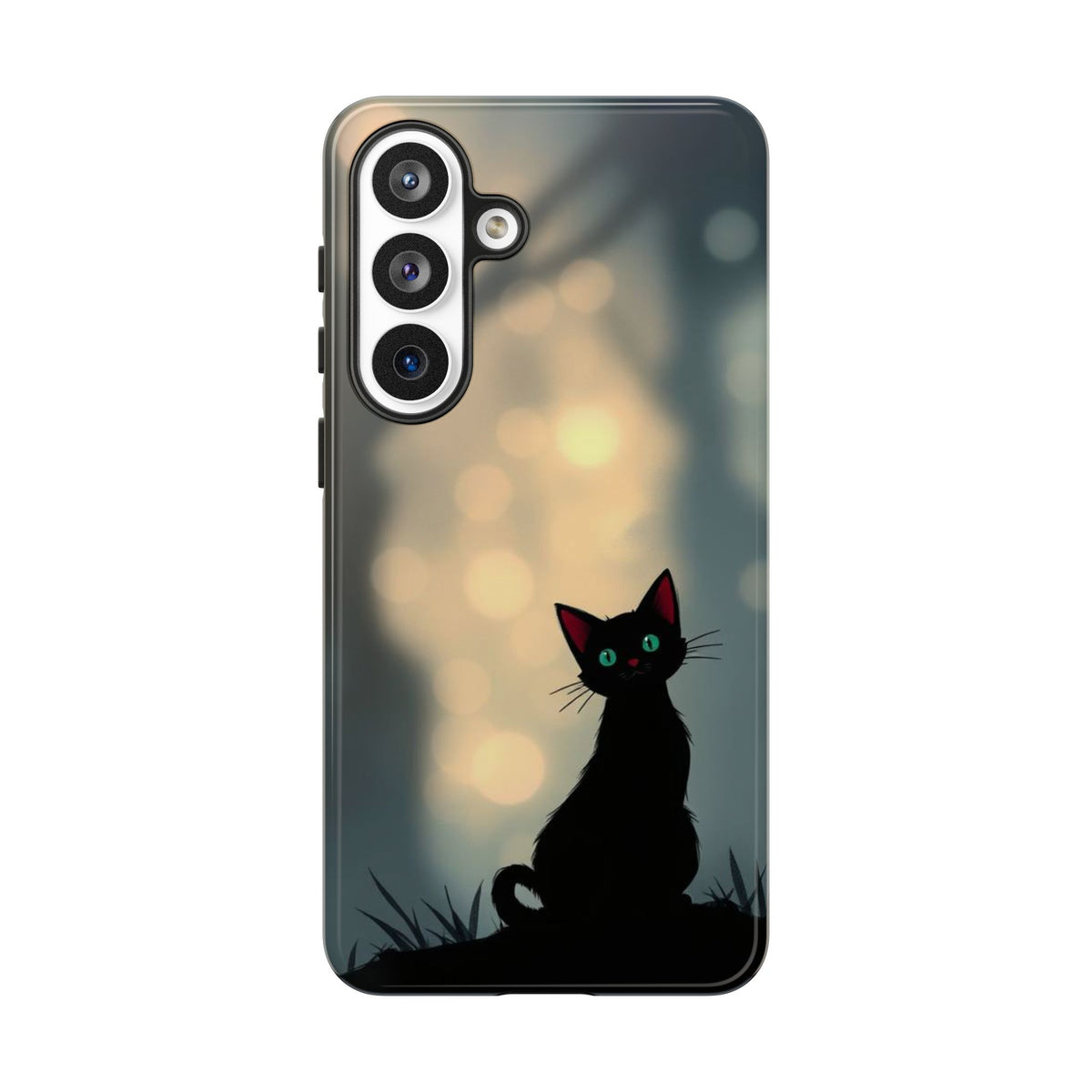 Gothic Cat Design Phone Case - Multicolor Phone Case - Samsung Galaxy S26 Plus / Glossy