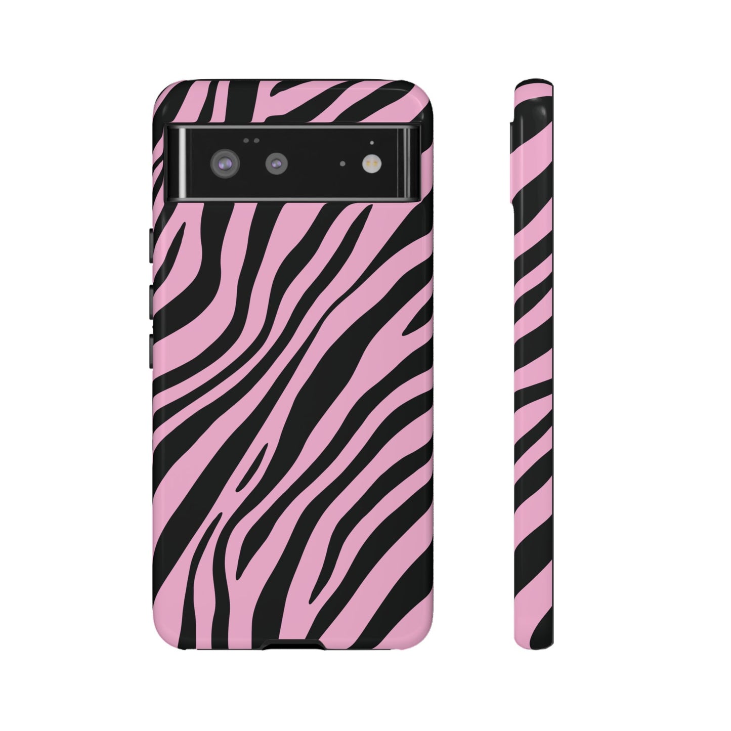 Modern Blush Zebra Print Phone Case