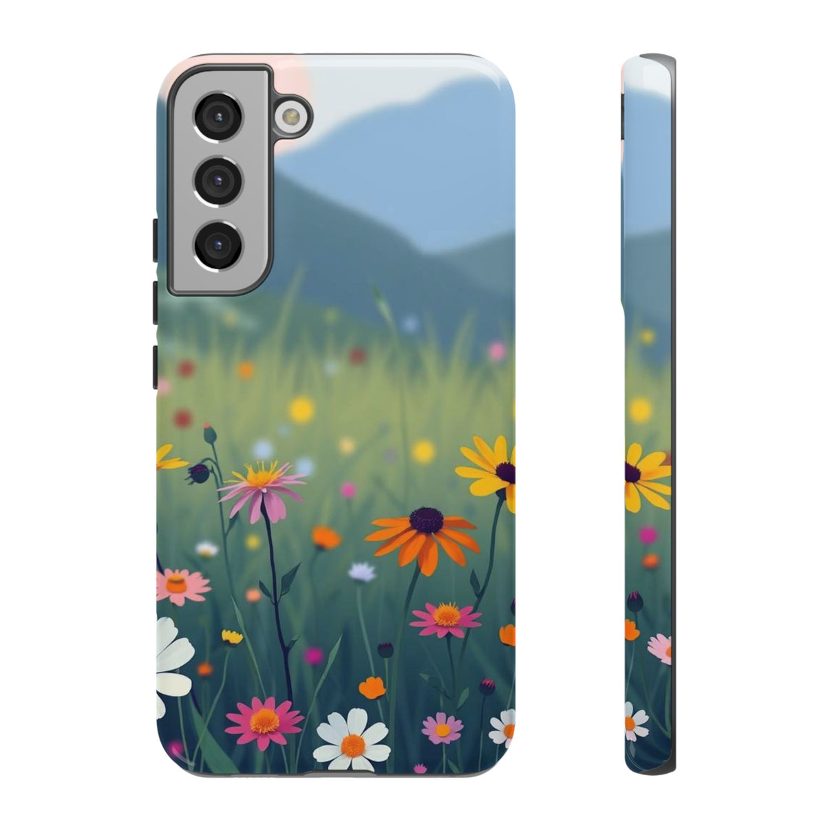 Vibrant Meadow Design Phone Case - Multicolor Phone Case - Samsung Galaxy S22 Plus / Glossy