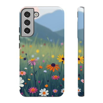 Vibrant Meadow Design Phone Case - Multicolor Phone Case - Samsung Galaxy S22 Plus / Glossy