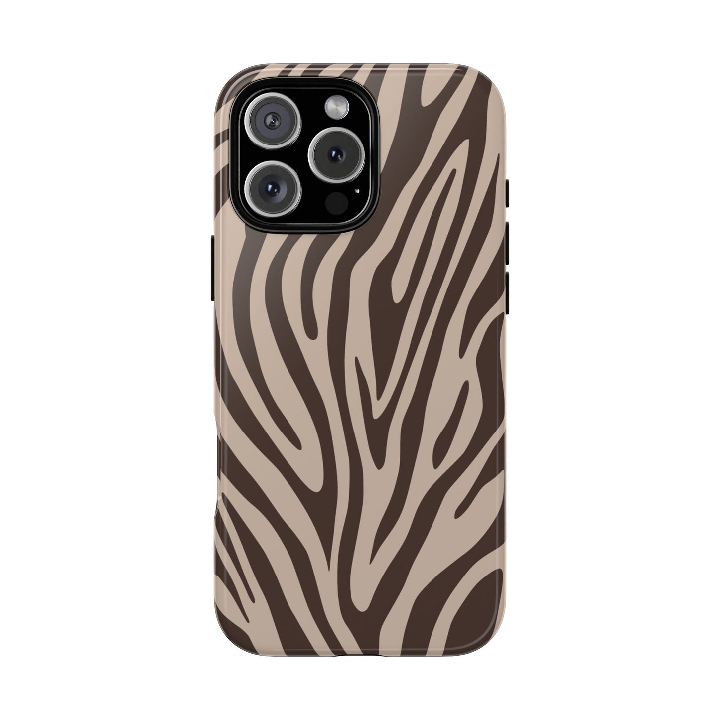 Boutique Mocha Tiger Print Phone Case