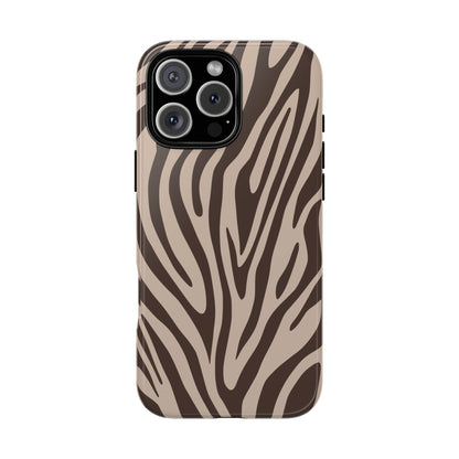 Boutique Mocha Tiger Print Phone Case